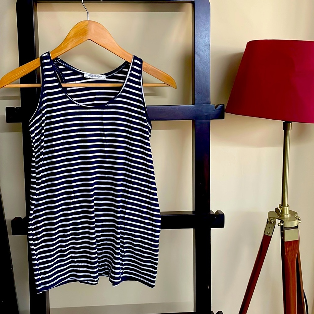 ZARA Trafaluc Collection striped sleeveless soft top. Size S - Picture 1 of 6